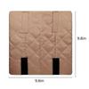 4pcs Bunk Bed Ladder Pad 9.8*9.8inch Quilted Bunk Bed Ladder Pads 10"x10" Thick Soft Foot Comfort Mat Furniture Pads Parts
