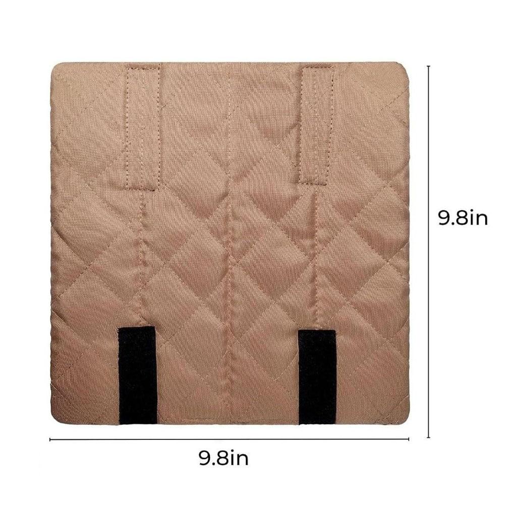 4pcs Bunk Bed Ladder Pad 9.8*9.8inch Quilted Bunk Bed Ladder Pads 10"x10" Thick Soft Foot Comfort Mat Furniture Pads Parts