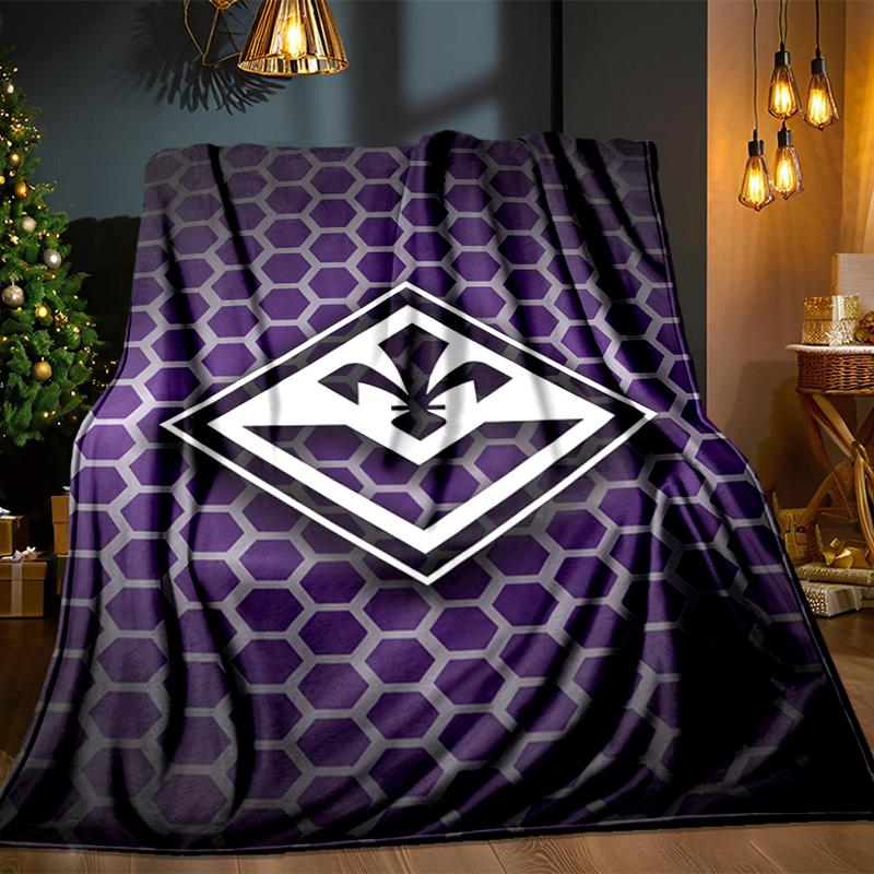 Fiorentina Football Club  Blanket Lightweight Ideal Bedding Blanket Perfect for Travel, Camping, Living Rooms, Offices, Sofas, Fan Christmas gift