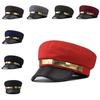 Solid Color Phnom Penh Flat Cap With Breathable Cotton Material For Autumn And Winter