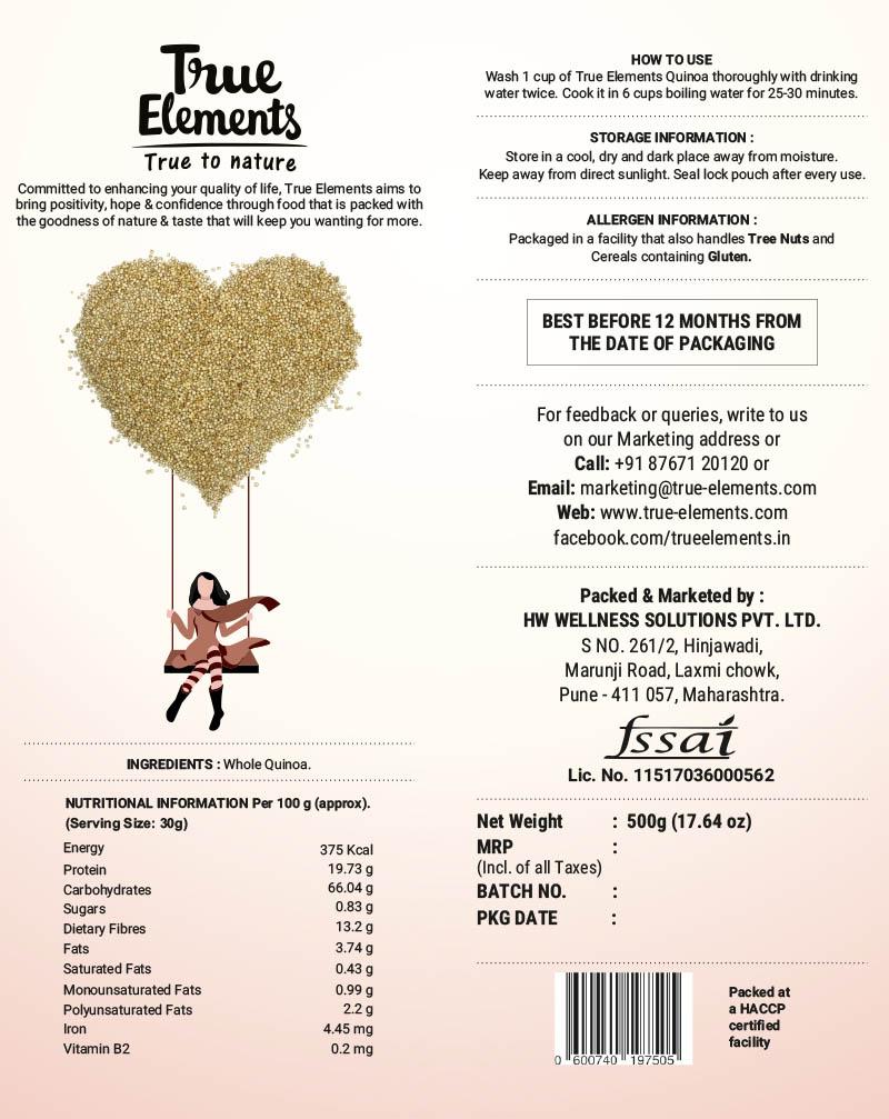 Киноа (500 г), Quinoa,  True Elements