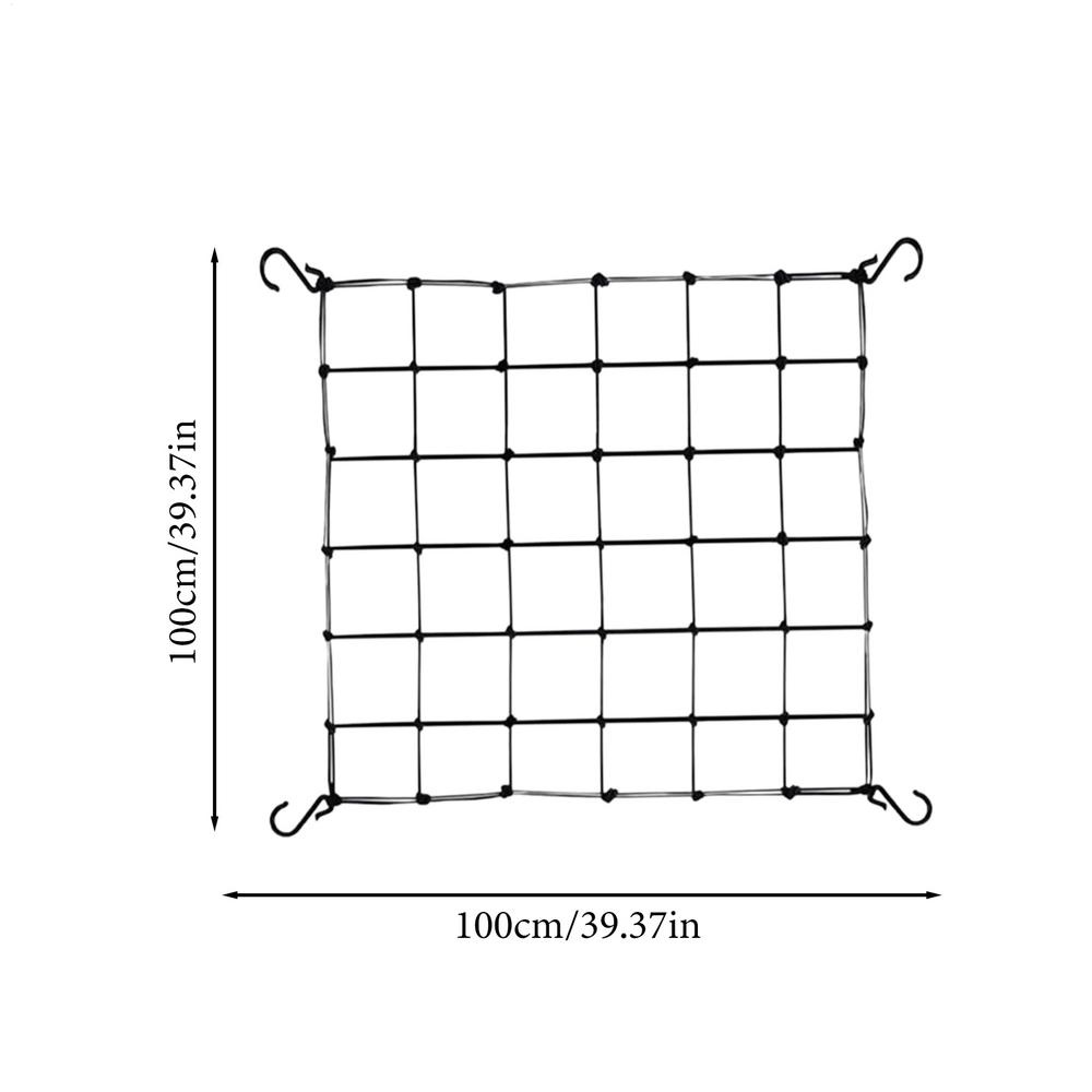 String Trellis Garden Trellis Net Elastic Wire Grid With 4 Hooks For Vegetable Cucumber Tomato Pea Bean Grape Flower
