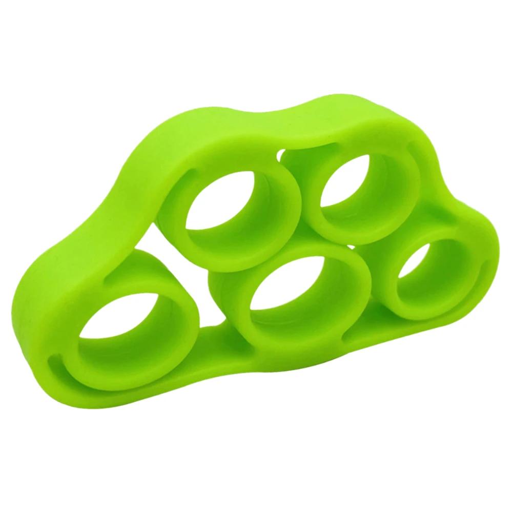 5 Finger Finger Strength Grip Band Elastic Silicone Wrist Gripper Band Mini Portable Muscle Building for Rehabilitation Training