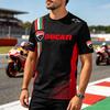 Men's Ducati Corse Racing T-shirt Short Sleeve Motorbike Team Jersey Breathable Quick Dry Motorcycle Sports Tee