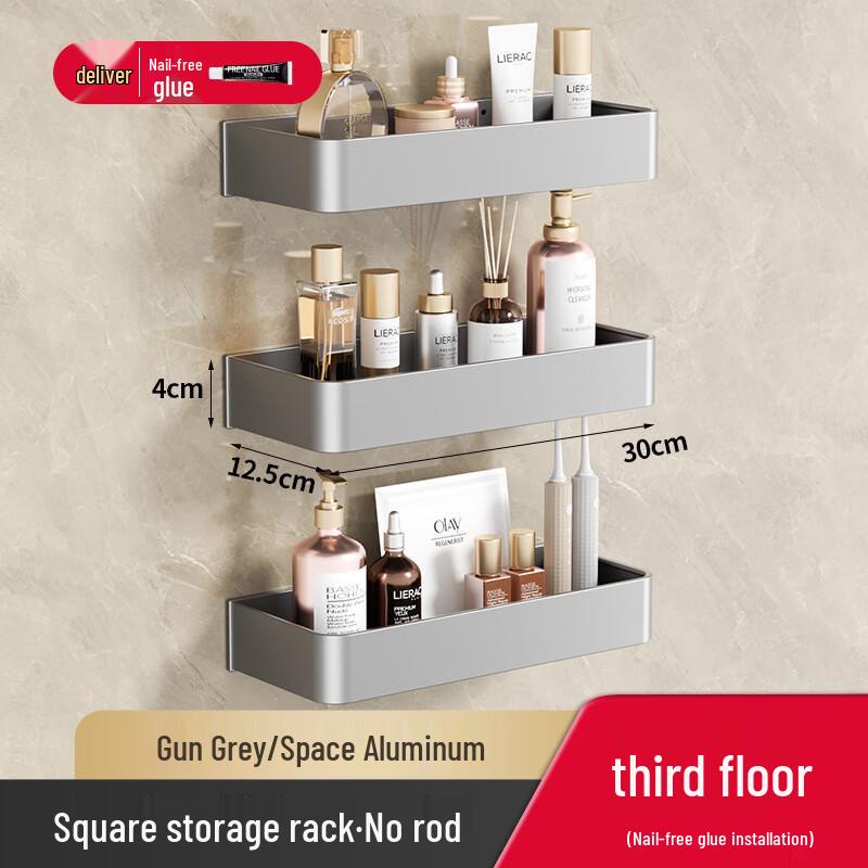 DANLE Badrumshyllhörn i rymdaluminium