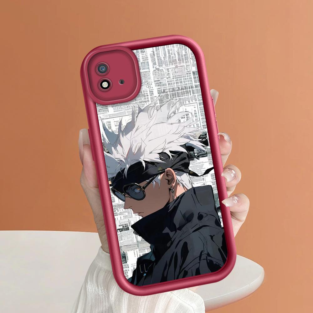 Model de imprimare cu scară pătrată din silicon moale Carcasa telefonului Acoperă completă Cameră de protecție antișoc Carcasă din cauciuc pentru OPPO Realme