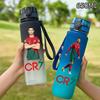 650ml Football Star Water Cup Ronaldo Portable Outdoor Large Capacity Sports Fitness Flip Cover Drinking Bottle Fans Gifts 6