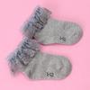 Newborn Baby Cotton Socks Lace Princess Combed Socks for Girls Infant Babe Socks