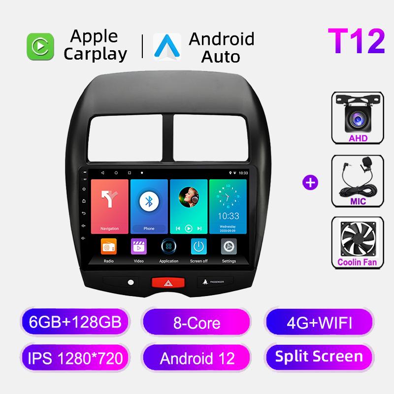 10''Carplay Android Auto Radio For Mitsubishi ASX 1 2010-2016 Car Intelligent Systems Audio Navi GPS Autoradio Multimedia Player