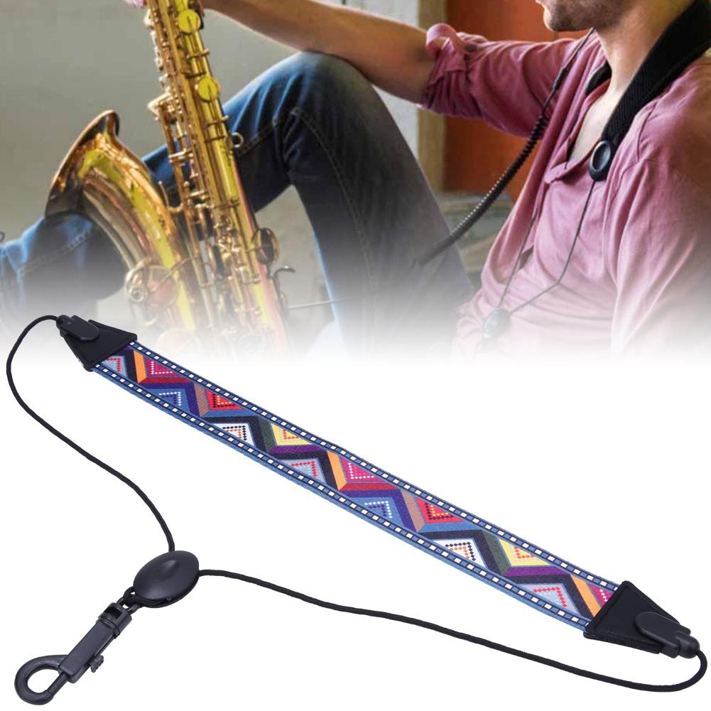 Saxophone Strap Universal Portable Sax Neck Strap Wind Instrument Accessory