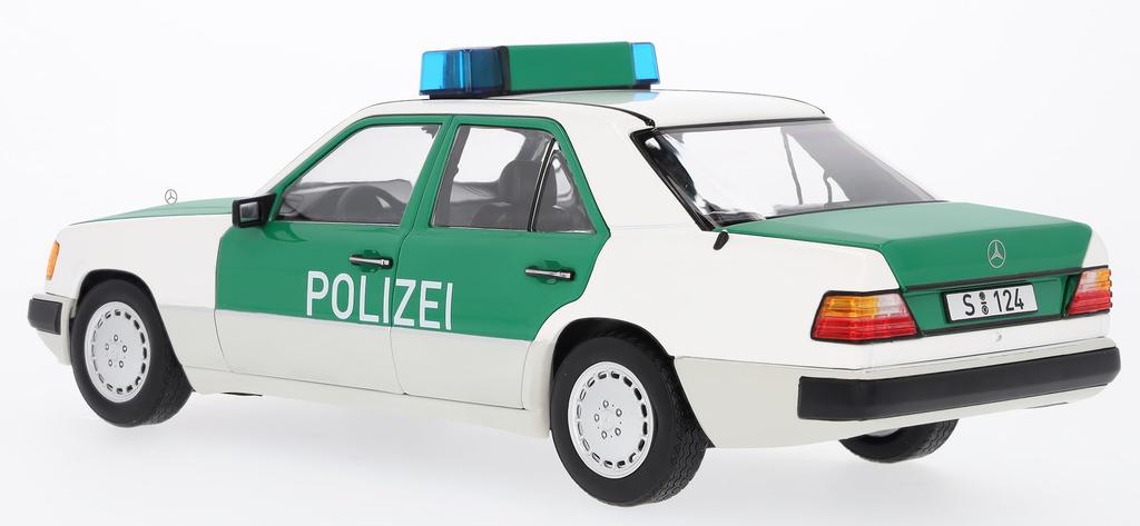 [Mercedes-Benz Collection] Genuine 230E W124 (1989-1993) Police 1/18 Scale Model