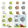 200ml Automatic Bird Water Feeder No Drip Leak Proof Parrot Drinking Fountain Top Fill Transparent Automatic Drinking Bottle