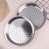 28/30/32/34Cm Stainless Steel Round Steamer Durable Dumplings Fish Steaming Tray Thickened Steamer Kitchen Cooking Gadgets