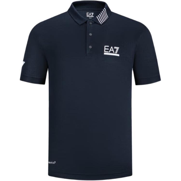

Emporio Armani EA7 SS24 Letter Logo Printed Short Sleeve Polo Shirt Men tops Navy-Blue 3DPF07-PJPCZ-1554 L