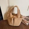 Multi-Color Fabric Handheld Tote Bag Lightweight Spacious Casual Daily Use Bag