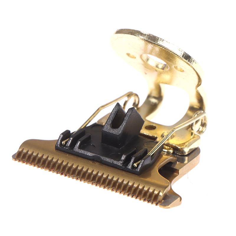 

1Pcs T-Shaped Hair Clipper Blade With Stand T9 Blade Trimmer Replacement Clipper Head золотой