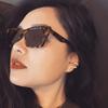 INS Hip-hop Style Fashion Korean Cat Eye Men Sunglasses Women Unisex With 7 Colors outdoor square Shade Eyewear