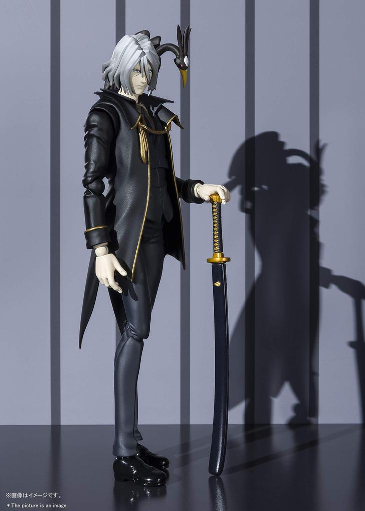 TAMASHII NATIONS Cowboy Bebop Vicious 150mm malovaná pohyblivá figurka S.H.Figuarts cca. PVC a ABS