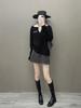 Women's European Style Cloud-Soft Cashmere Sweater, Thick, Loose Fit with Pockets, Perfect for Autumn/Winter