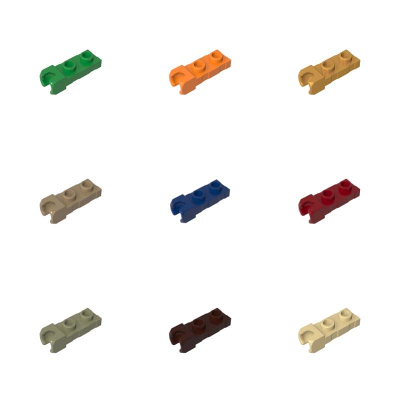 50g/106pcs 14418 1x2 Single Side Ball Socket Construction Bricks Moc Colour Accessories C ompatible featuring Brick DO IT YOURSELF Spare Parts To