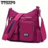 Women's Casual Nylon Crossbody Bag - Water-Resistant, Adjustable Strap, Zip Closure, Foldable Design In Mixed Colors