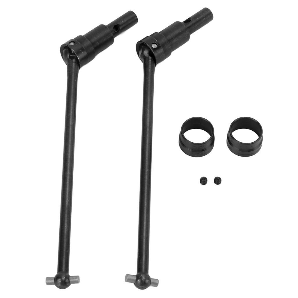 2pcs Metal Front and Rear Drive Shaft for JLB 110 RC Truck Harden Steel Universal Drive Shafts
