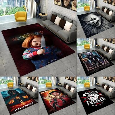 Horror postać z filmu Chucky Saw Cartoon dywan do składania, dywanik do salonu sypialnia Sofa wycieraczka dekoracja antypoślizgowa mata podłogowa