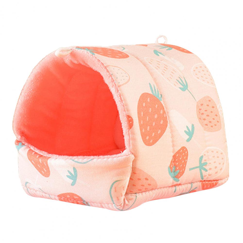 Hamster House Guinea Pig Nest Small Animal Sleeping Bed Winter Warm Cotton Mat Soft Rodent Guinea Pig Rat Squirrel Bed Cages