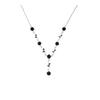 Elegant High-End Women's Retro Silver Fairy Jewelry Set: Black Knight Rose Earrings, Bracelet & Necklace