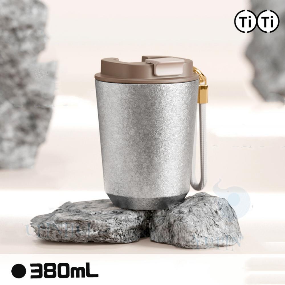 Coffee Travel Mug Titanium Liner Thermal Insulated Coffee Mug with Lid, Leakproof Coffee Thermos Tumbler for Hot&Cold Drinks