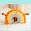 Süßes Sonnen-Regenbogen-Wolken-Plüschkissen für Kinderzimmer-Dekoration