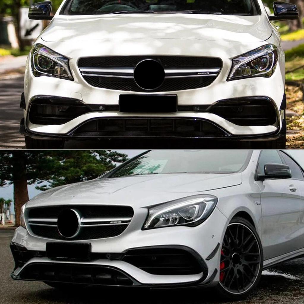 ABTU-Přední nárazník auta Boční rozdělovač mlhového světla Spoiler Pro Mercedes BENZ Třída CLA W117 C117 CLA45 CLA200 CLA220 AMG 2016-2018