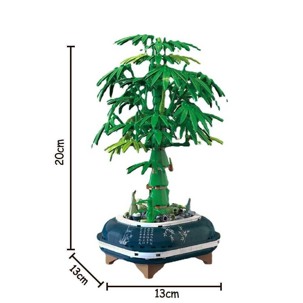 DIY Red Rose Building Blocks Bouquet - Romantic Vase Flower Gift for Adults, Valentine's Day Anniversary Home Desk Decor