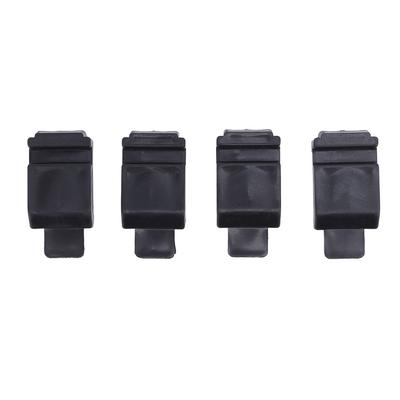 4 Pezzi Set di Fissaggio in Gomma per Battente Serratura Porta Resistente all'Abrasione Riduzione del Rumore Kit Battente Serratura Porta per W123 W126