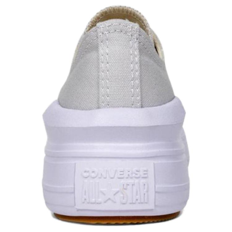 Converse  Chuck Taylor All Star Move Platform Low Barely Grey Women Sneakers White Black A13500C