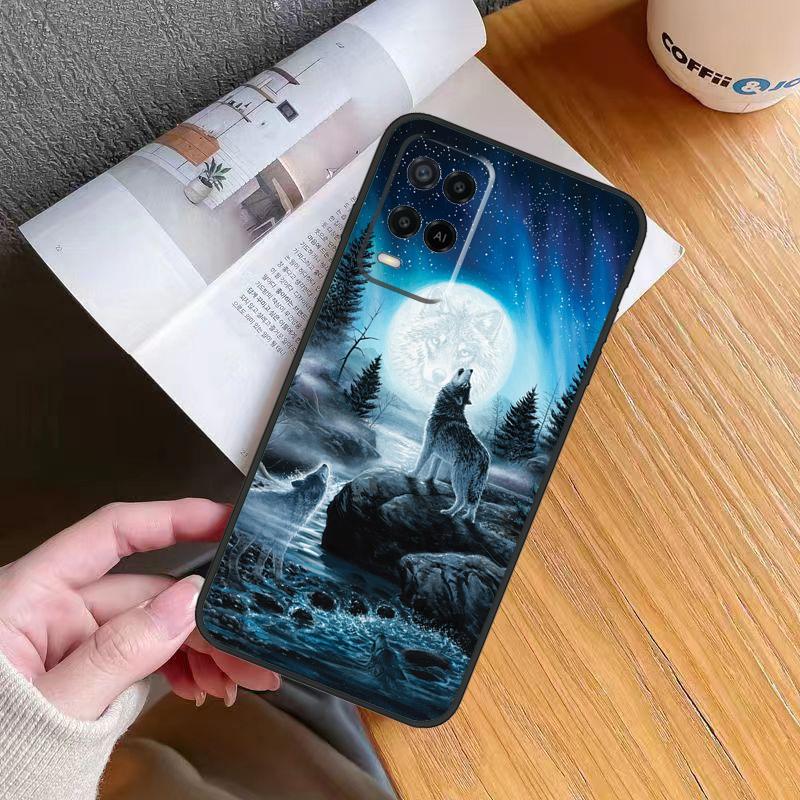 

Чехол Животное Волк Воет для Oppo A60 A40 A80 A16 A76 A96 A98 A58 A78 A18 A38 A57 A17 A74 A54 A94 A15 A5 A6 Pro OPPO A94 5G