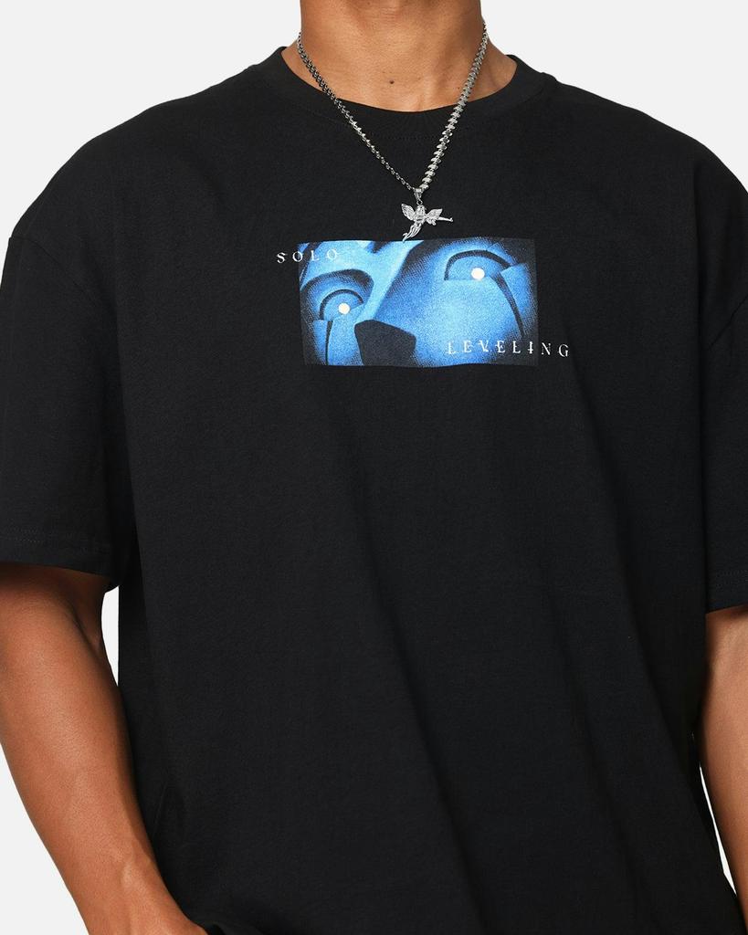 Hot Amine Solo Leveling Heavy Cotton T-Shirt Black White Tee Men's Women's Oversized Y2k Short Sleeves Hip Hop Streetwear Tops