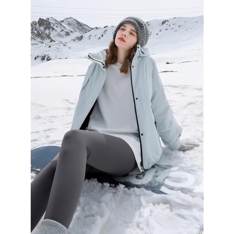 

Женская лыжная куртка Sancai с капюшоном и наполнителем из гусиного пуха для экстремально холодной погоды M