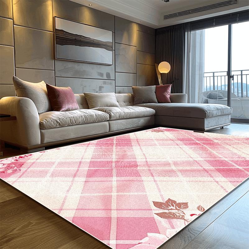 Modern Pink Geometric Carpet for Living Room Large Area Decoration Home Rugs for Bedroom Soft Non-slip 200x300 Lounge Sofa Mat
