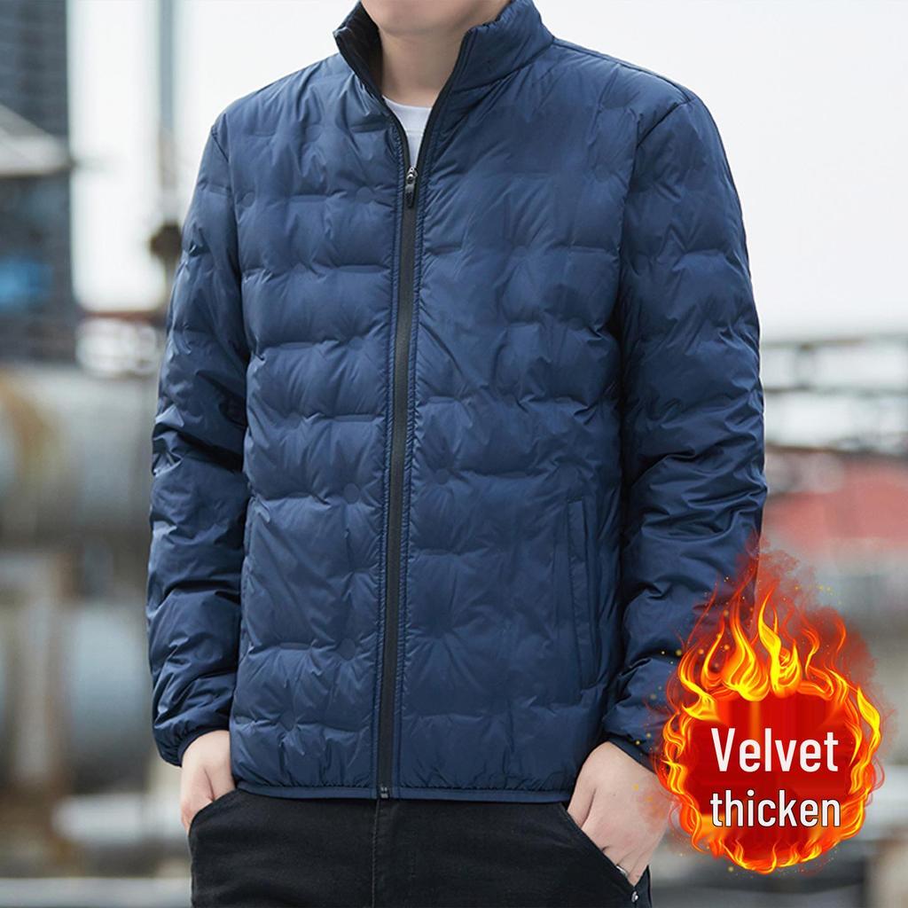 90% Down Men's Versatile Stand Collar Lightweight Jacket - 2025 Autumn/Winter Collection