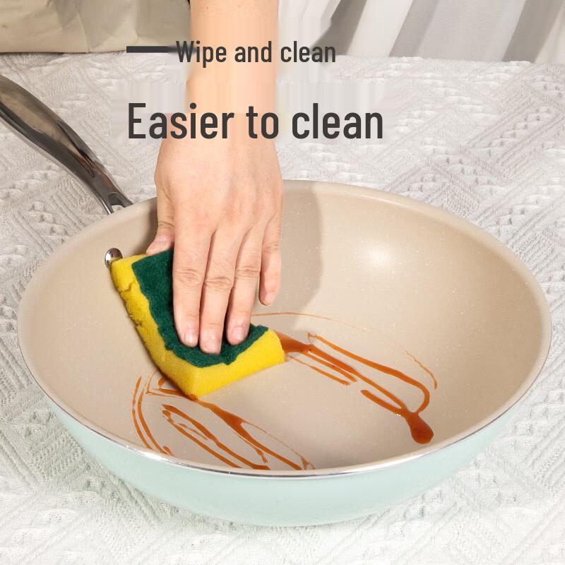 Zhi Shi Non-Stick Stir-Fry and Frying Pan with Lid
