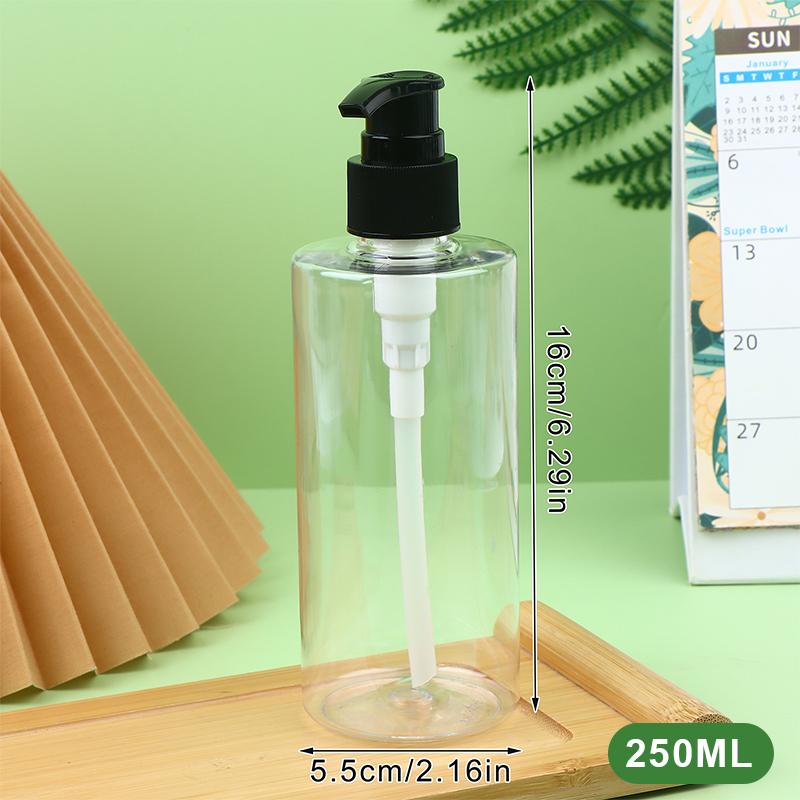 1Pc Refillable Portable Press Type Shampoo Shower Gel Moisturizer Liquid Lotion Cosmetic Container Bottle for Travel