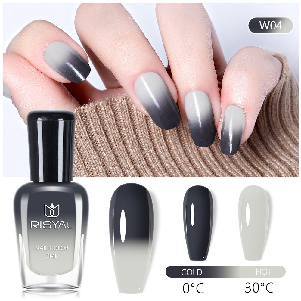 Thermochromic Quick-Dry Gradient Nail Polish Set – Non-Peelable, No Bake