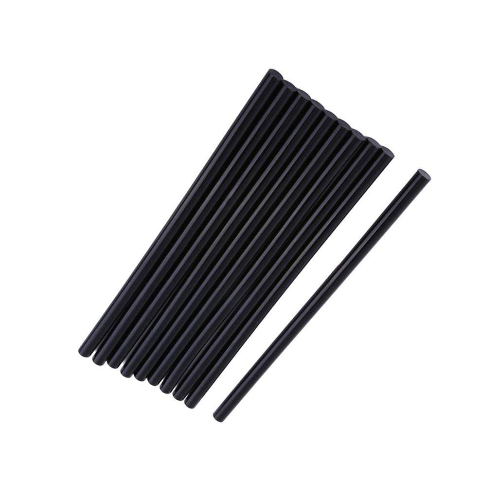 10Pcs black 7mm Celsius 11mm Hot Melt Glue Sticks For Electric Glue      Stick(7mm*200mm)