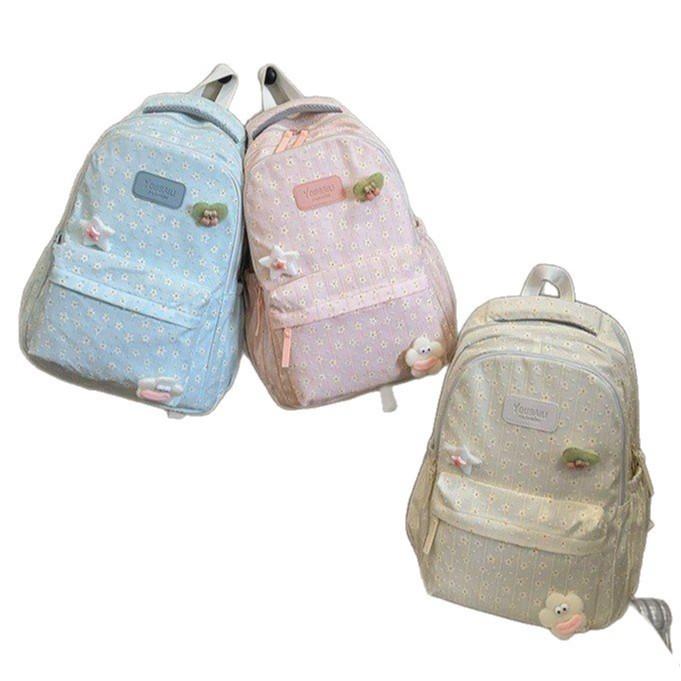 Schoolbag Korean version Japanese ins girl large capacity simple fashion versatile schoolbag junior high school student college student backpack