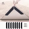 Grippers Adhesive Non-Slip Tape Reusable Washable Carpet Sticker Anti Curling Removable Rug Pads Kitchen