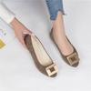 Women Girls Solid Big Size Slip On Flat Shallow Comfort Casual Single Shoes 23 Colors
