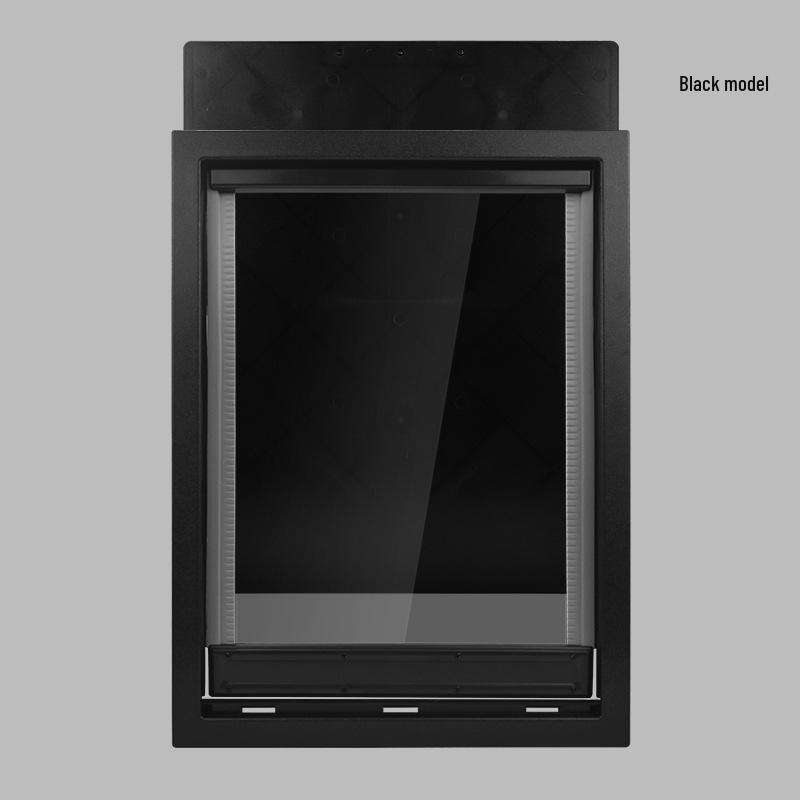 

PVC Large Pet Door for Medium to Large Dogs: Golden Retriever, German Shepherd, Rottweiler M чёрный