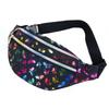 Bum Bag Colorful Waist Bag Messenger Bag Double Zipper Mobile Phone Pouch For Outdoor Activities Music Festivals Casual Everyday