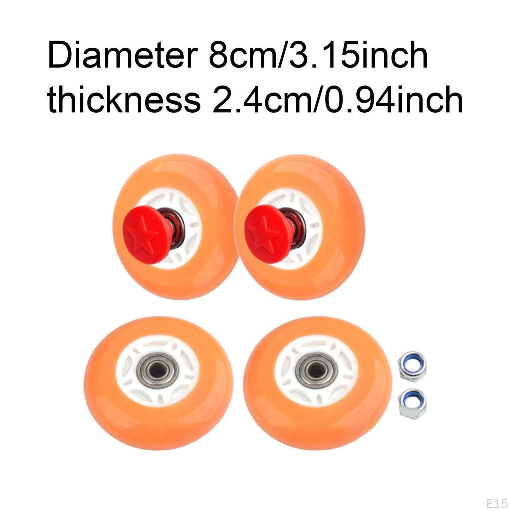 Replacement PU Caster Wheel for Camping Push Cart Folding Wagon